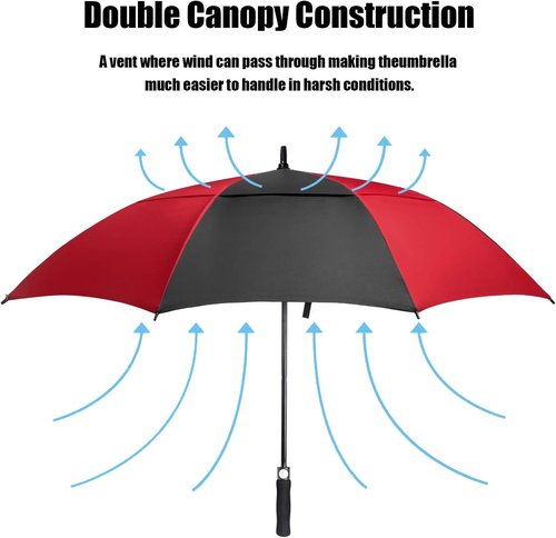 ACEIken Golf Umbrella - Extra Large 58/62/68 Inch Automatic Open | Windproof & Waterproof Double Canopy