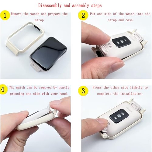 T-BLUER Compatible with Xiaomi Mi Band 7 Pro Band,Mi Band 7 Pro Leather Replacement Bracelet Strap Wristband Accessories with Metal Frame for Xiaomi Mi Smart Band 7 Pro,Black