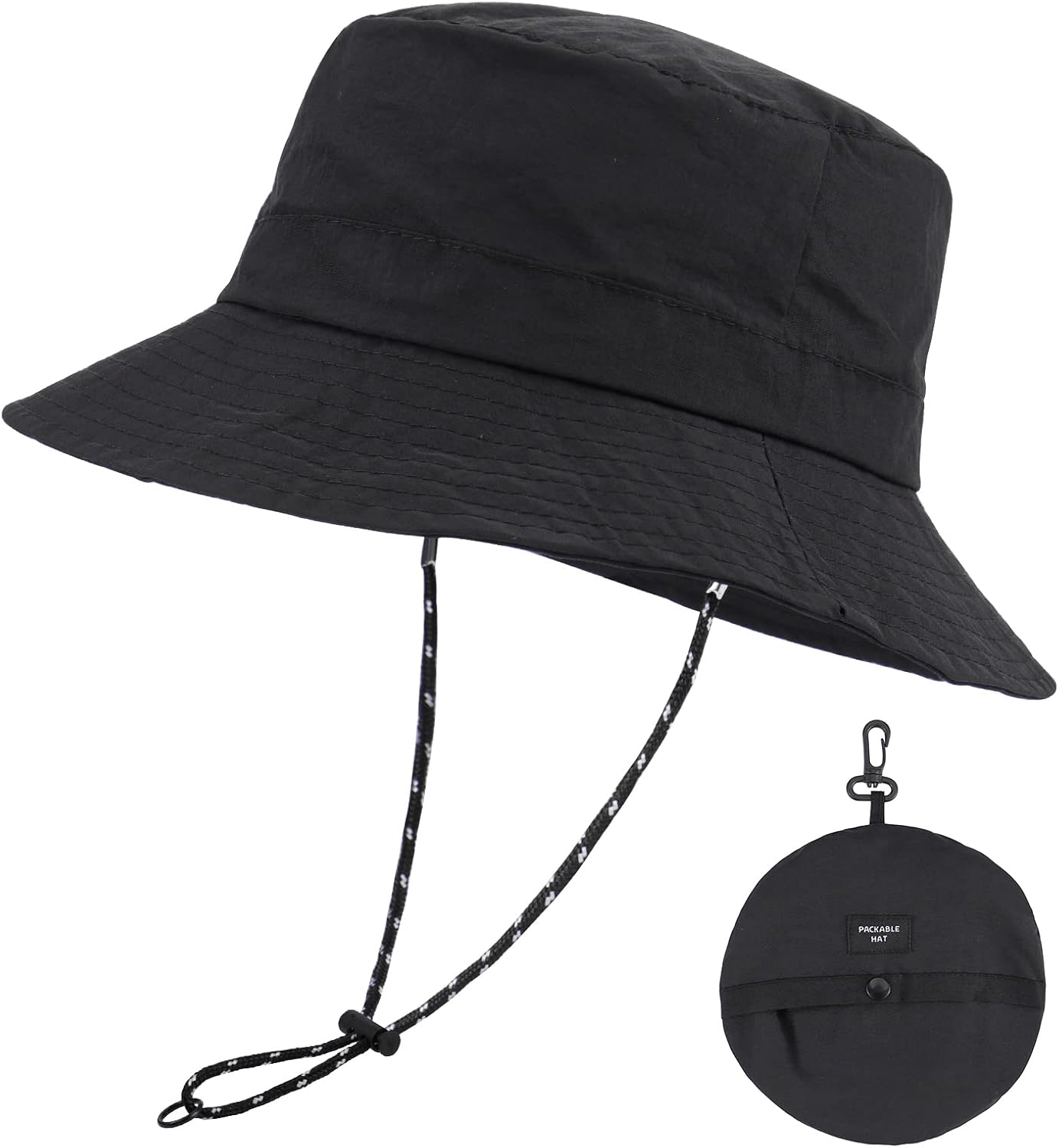 Skiennix Sun Hat - Wide Brim UPF 50+ Waterproof Fishing & Bucket Hat | Foldable for Hiking & Camping