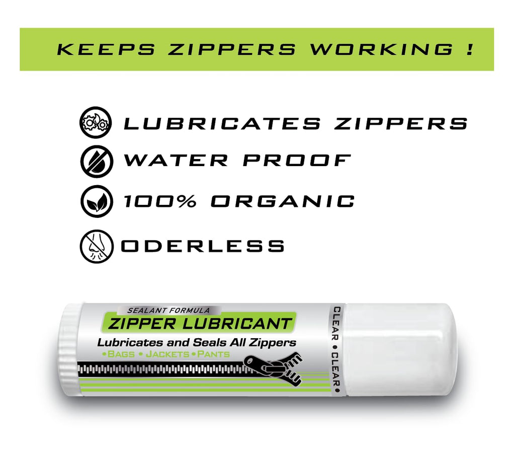 Zipper Lubricant by [Brand Name] - 100% Organic, Water-Resistant & Odorless for Smooth Zippers | Ideal for Jackets, Bags, Pants & More
