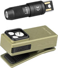 OLIGHT iMini 2 EDC Rechargeable Keychain Flashlight - Compact & Versatile Clip-On Light Bundle