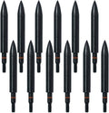 Field Points | Archery Arrowheads with Steel Screw Tips - 100/125/150/200/300 Grains (12 PCS)