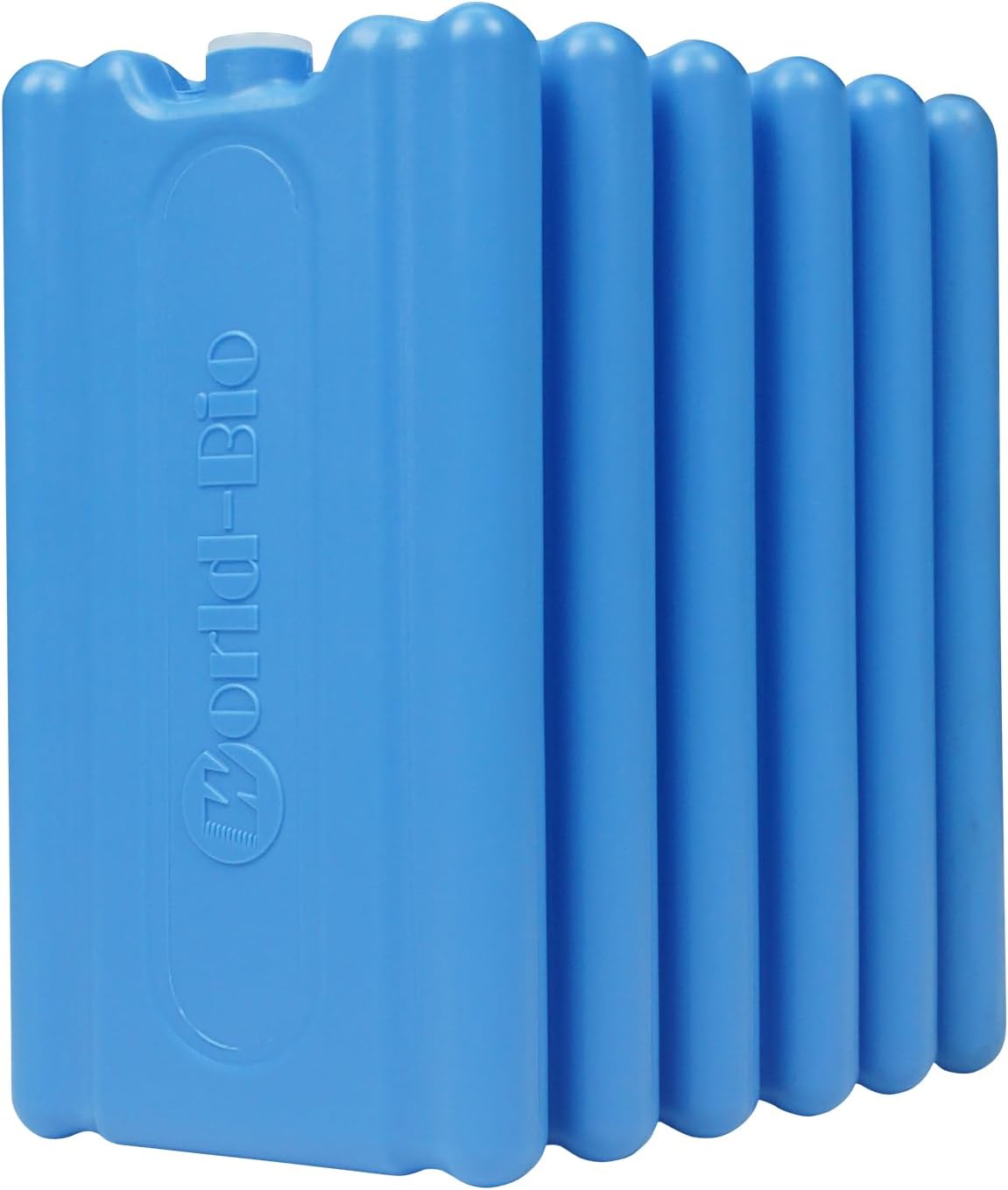 WORLD-BIO Reusable Ice Packs for Lunch Boxes & Coolers, Leakproof Quick Freeze Cold Packs for Picnics, Beach, Camping, Work - Long Lasting to Keep Drinks Cold (Thin Ice Packs 6 Pcs)