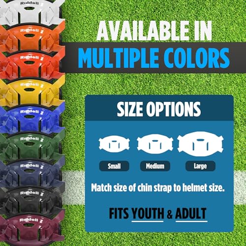 Sports Unlimited SpeedFlex Cam-Loc Hard Cup Football Chin Strap 2.0 - White, Medium