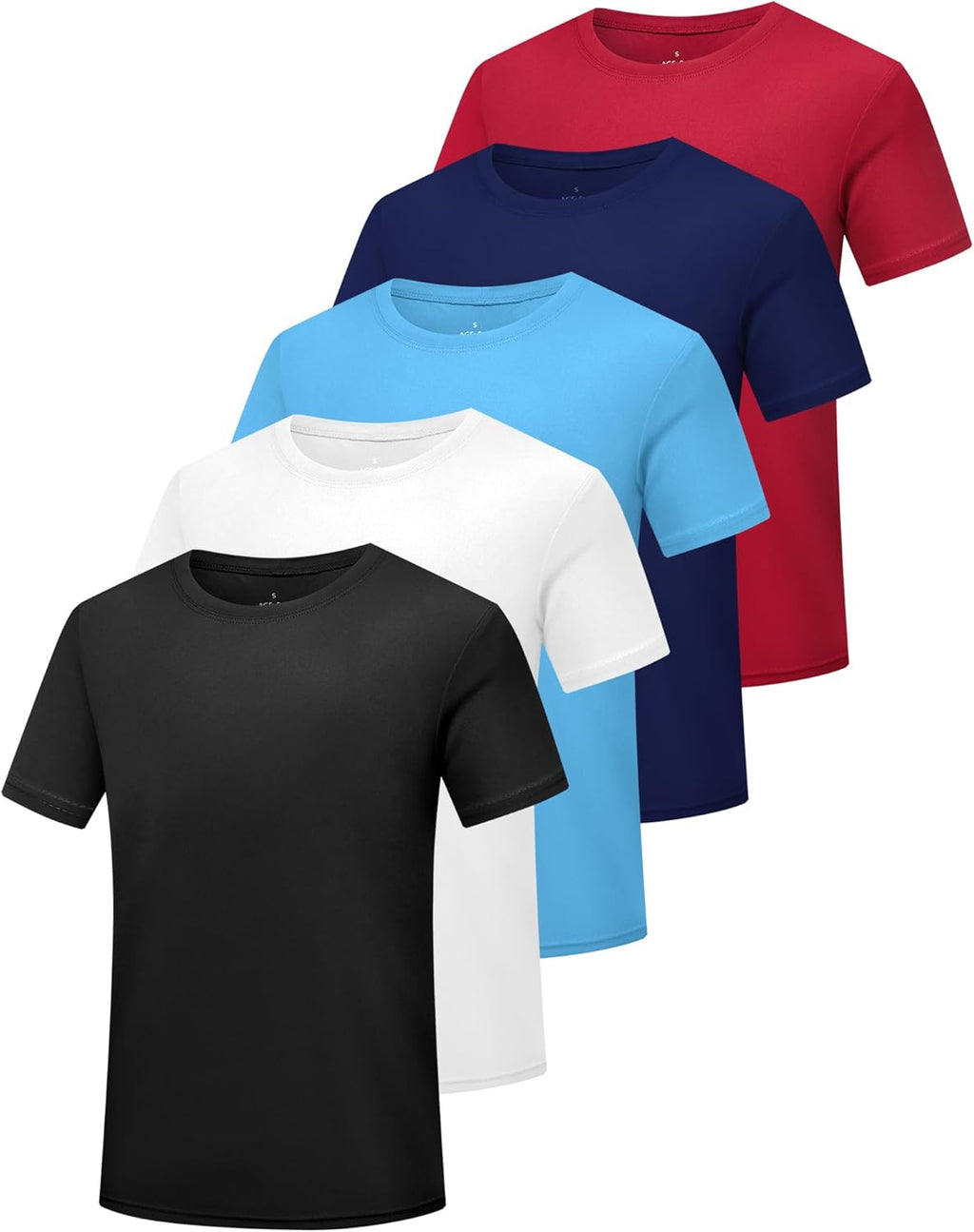 Skiennix Boys Athletic Shirt - Quick Dry Short Sleeve Performance Tee for Youth
