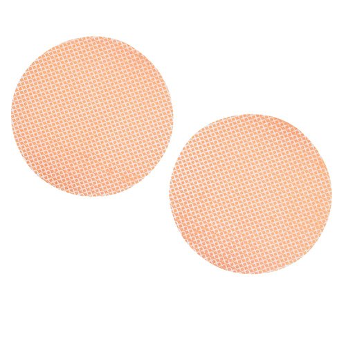 DoHope 25Pairs Mens Nipple Concealer Protector Invisible Nipple Covers Prevent Nipple Chafing Sticker Patch 3cm / 3.5cm (4.5CM Nude)