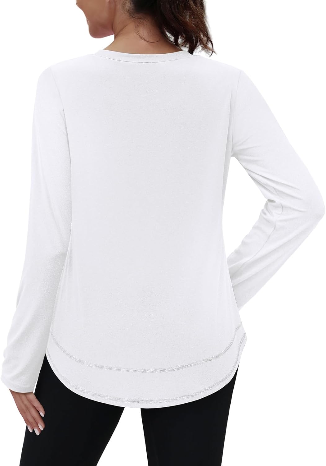 XIEERDUO Women's Quick-Dry Long Sleeve Workout Tops - Ideal for Hiking & Running | Sizes S-3XL