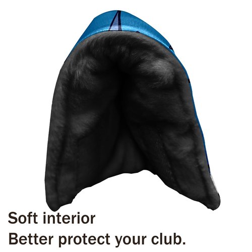 Golf Club Head Covers for Blade Putter, Waterproof Leather Headcovers for Golf Clubs, Ideal Golf Accessories Gift for Men Women (Shark)