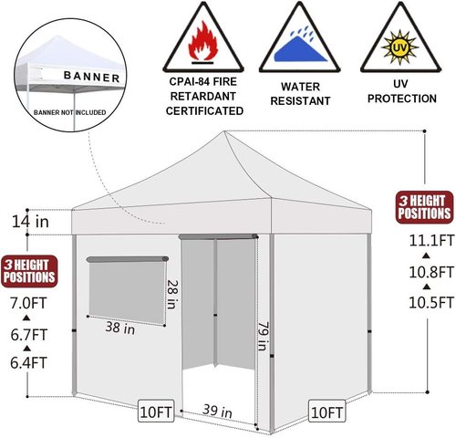 Eurmax Canopy Tent Stakes - Durable Outdoor Canopy Accessories for Secure Setup