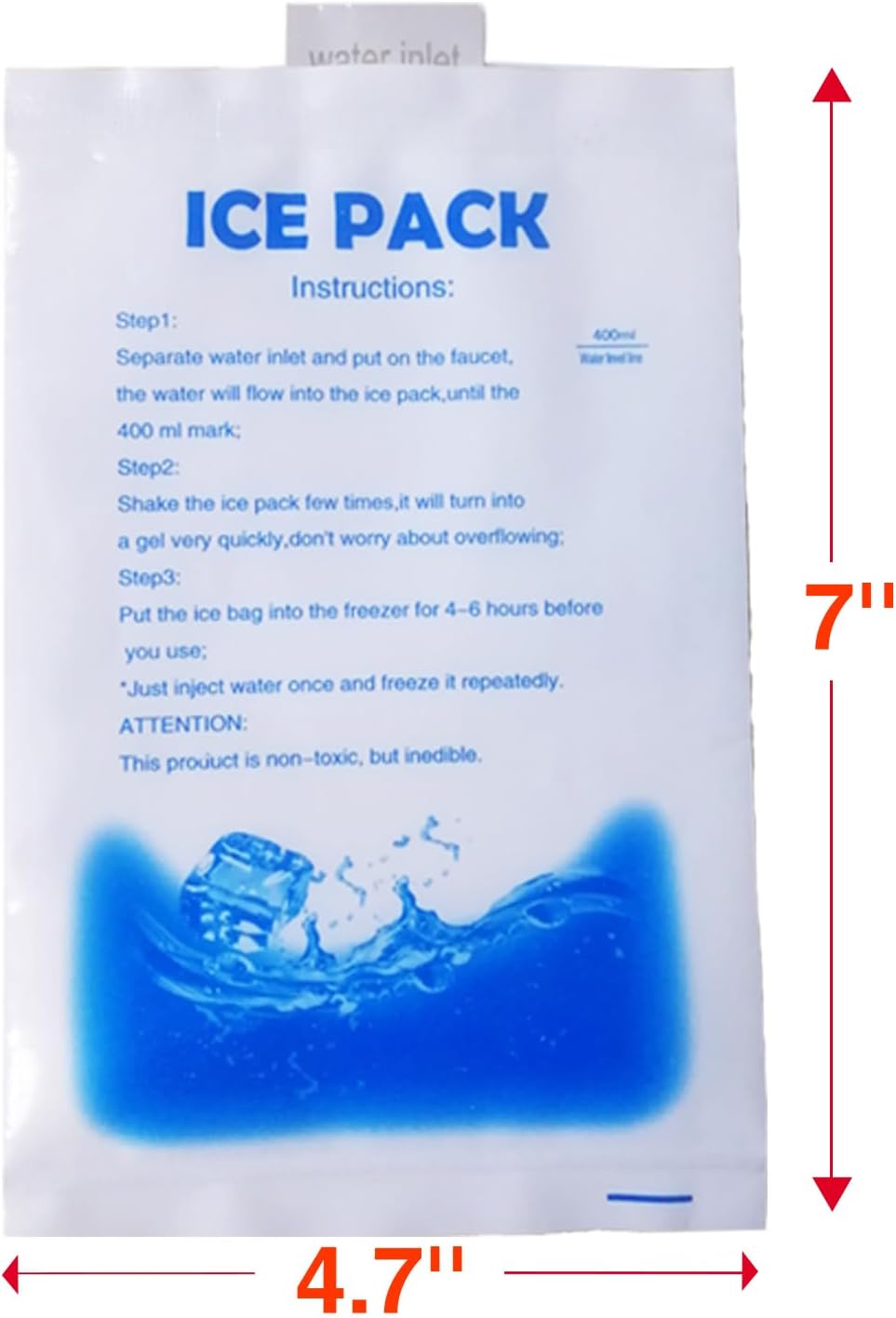 Skiennix Gel Ice Packs - 12 Reusable Cold Packs for Cooling Vests, Injuries & Food Preservation