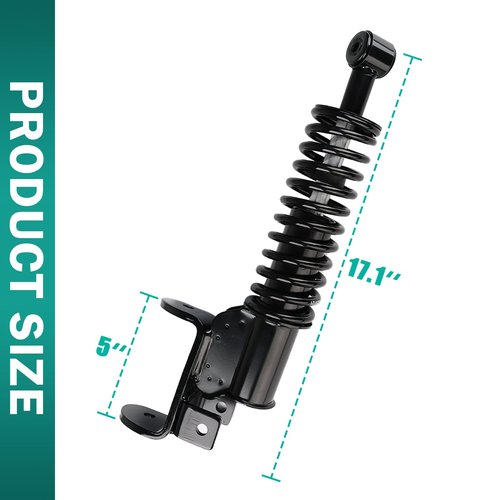 Drive-up Golf Cart Front Shock Strut Assembly, EZGO Driver Side and Passenger Side Front Shocks Fits for RXV 2008-Up Golf Carts, OEM 603024, 601246
