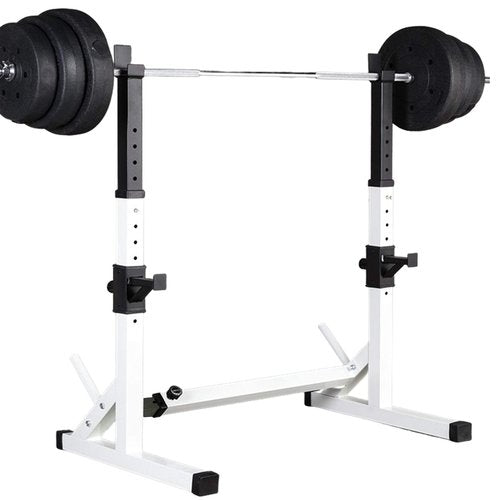 Achamusi Barbell Rack Stand - Multifunctional Adjustable Squat Rack, Heavy-Duty Dumbbell Rack，Strength Training Dip Station, Home Gym Equipment Max Load 550lbs