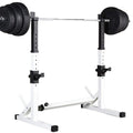 Achamusi Barbell Rack Stand - Multifunctional Adjustable Squat Rack, Heavy-Duty Dumbbell Rack，Strength Training Dip Station, Home Gym Equipment Max Load 550lbs