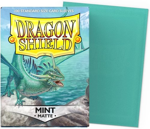 Dragon Shield | Matte Card Sleeves - 100 CT Standard Size | Smooth & Durable for TCGs | Mint Finish