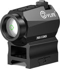 CVLIFE Green Dot Sight - 2 MOA Reticle with 50,000H Runtime | 1x20mm Optics Scope, Waterproof