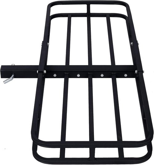 Hitch Mount Cargo Carrier - Rear Luggage Basket Rack for SUV, Truck & Car | Fits 2" Receiver