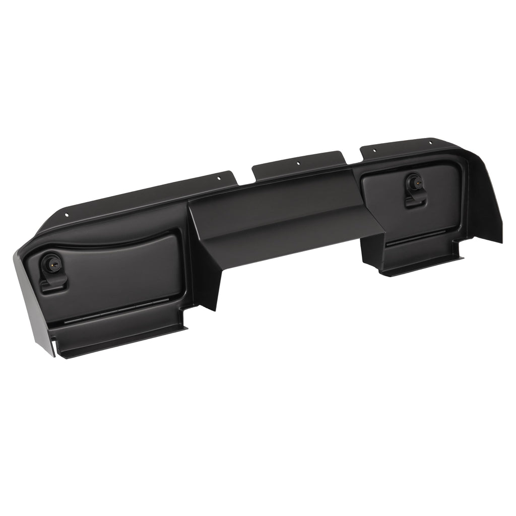 WUTIST Dashboard Cover W/Lockable Doors Compatible with 2008-2014 EZGO RXV Models Dash Cover Matte Black Plastic Steel Painted