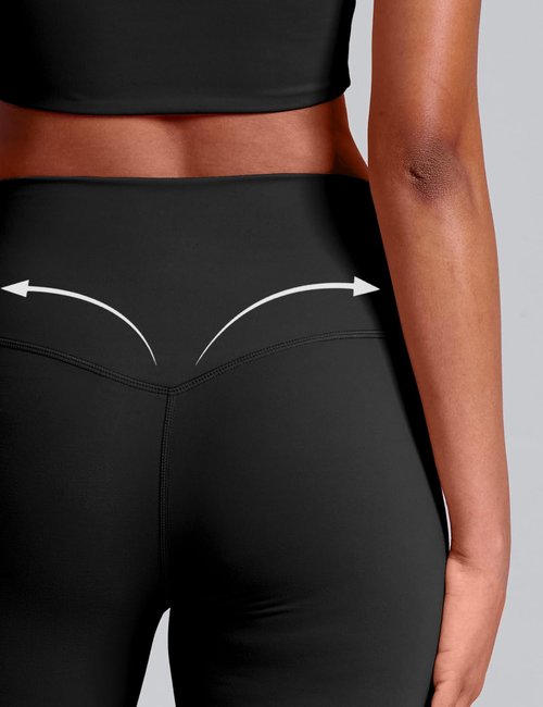 SKIDREAM XXS-XL Women's Tummy Control Opaque Yoga Leggings - High Waisted Gym Workout Pants for Women Black
