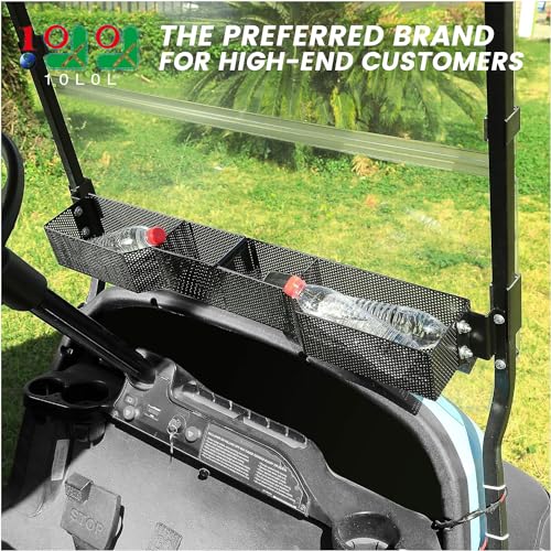 10L0L Golf Cart Front Storage Basket for Club Car Precedent & DS 2000-Up
