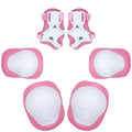 Luwint Kids Skating Cycling Protective Gear Set, Knee and Elbow Pads Wrist Guard for Boy Girl 3-7 Years (Pink)