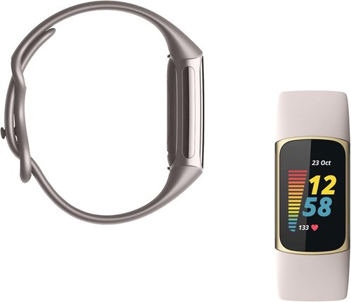 Fitbit Charge 5 Fitness & Health Tracker - Built-In GPS, Stress Management, Sleep Tracking | One Size (S & L Bands Included)