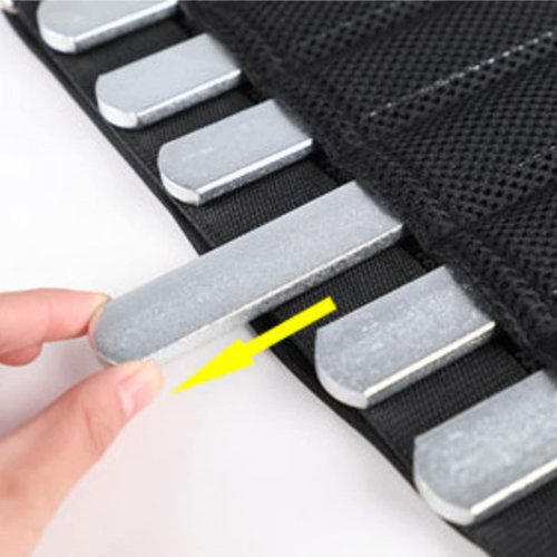 8PCS Steel Plates for Weighted Vest Loading Leg Guards, Strength Training Weight Steel Plate Adjustable Round Head Rustproof