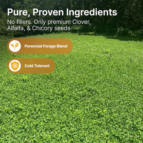 Hit List Seed 1 Acre Perennial Deer Food Plot Mix with Alfalfa & Clover
