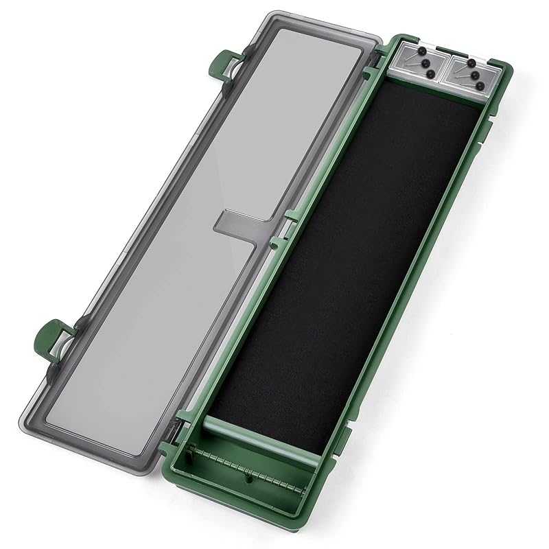 Variation 2: Carp Fishing Rig Box with 12 Pins – Hair Rig Storage Container