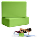 Septo 2 Pcs Yoga Blocks 9x6x3 in EVA Foam Blocks – Green