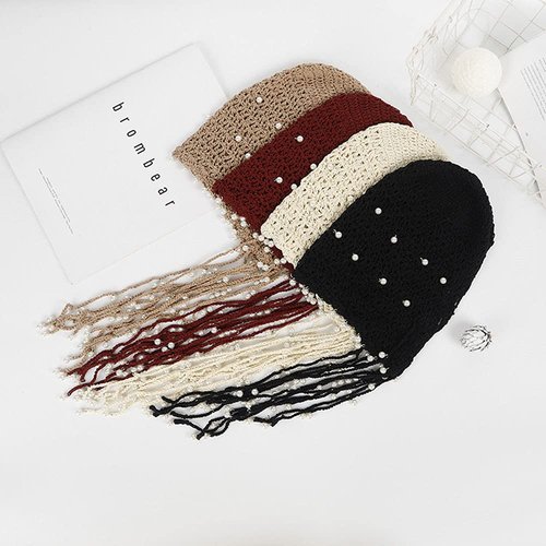Maxpetus Handmade Crochet Hats ashion Fascinating Beanie hat Cap Cloche (Violet)