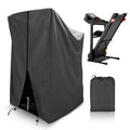 XYZCTEM Treadmill Cover, Dustproof Waterproof Folding Treadmill Cover, Fit for Most Indoor Outdoor Sunscreen Fold-able Treadmills, Black