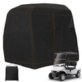 YONQIFON Golf Cart Cover 2 Passengers 420D Heavy Duty Waterproof Windproof Dustproof Universal Compatible with Club Car,EZGO,Yamaha,Golf Cart Rain Cover with Storage Bag