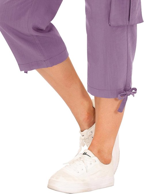 MoFiz Women's Capri Pants - Lightweight Casual Capris with Pockets for Hiking | Loose Fit & Dressy Style
