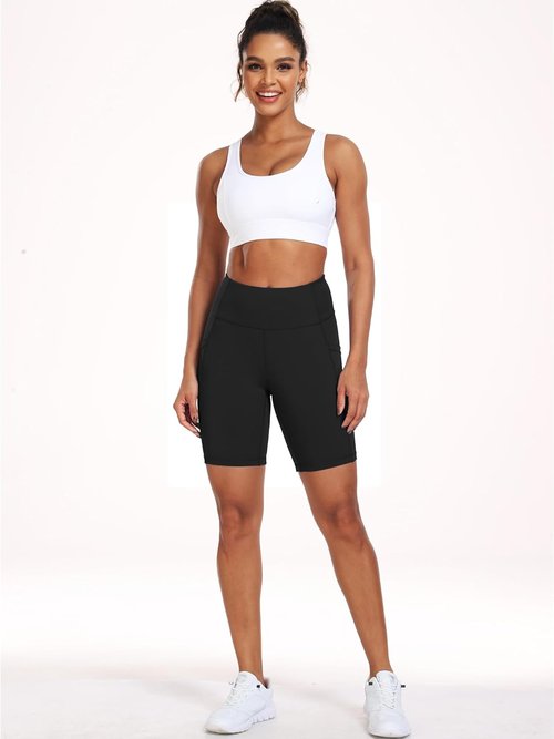 CADMUS High Waist Yoga Shorts - Naked Feel Workout Biker Shorts for Women | 3'' to 8'' Sizes