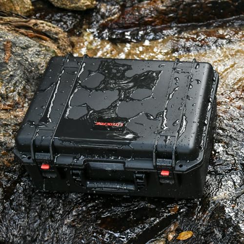 TSA Gun Case for Handguns and Magazines - Black, 8 Pistol & 12 Magazine Capacity