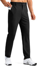 Soothfeel Men's Golf Pants - Slim Fit Stretch Sweatpants with 5 Pockets | Casual Travel & Work Wear