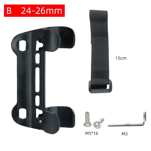 Bike Pump Holder Bike Bracket Clip Fixing Frame Retaining Bracket for Mountain Road Bike Black Cycling Bike Pump Bracket