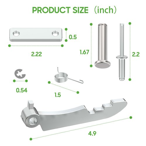 10L0L Golf Cart Brake Pedal Park Hookup Kit, Suitable for Yamaha G29 Drivr 2007-2012.5 Golf Cart OEM#JW1-F5658-00 JW1-F5666-00 JW1-F7275-00 JW1-F1128-00 JW1-F5734-00 JW1-F5866-00