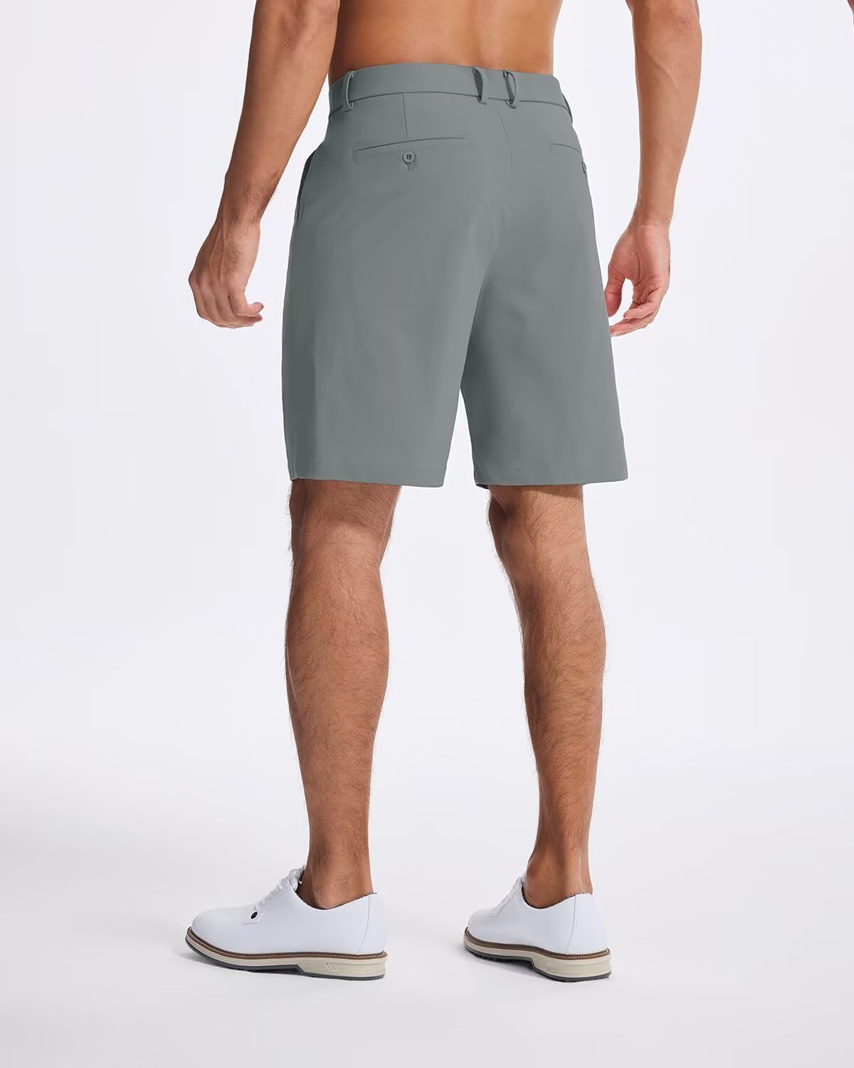 SNOWTEN Men's Classic Fit Golf Shorts - Lightweight Stretch Hiking Shorts with 4 Pockets | 7/9/11 Inch