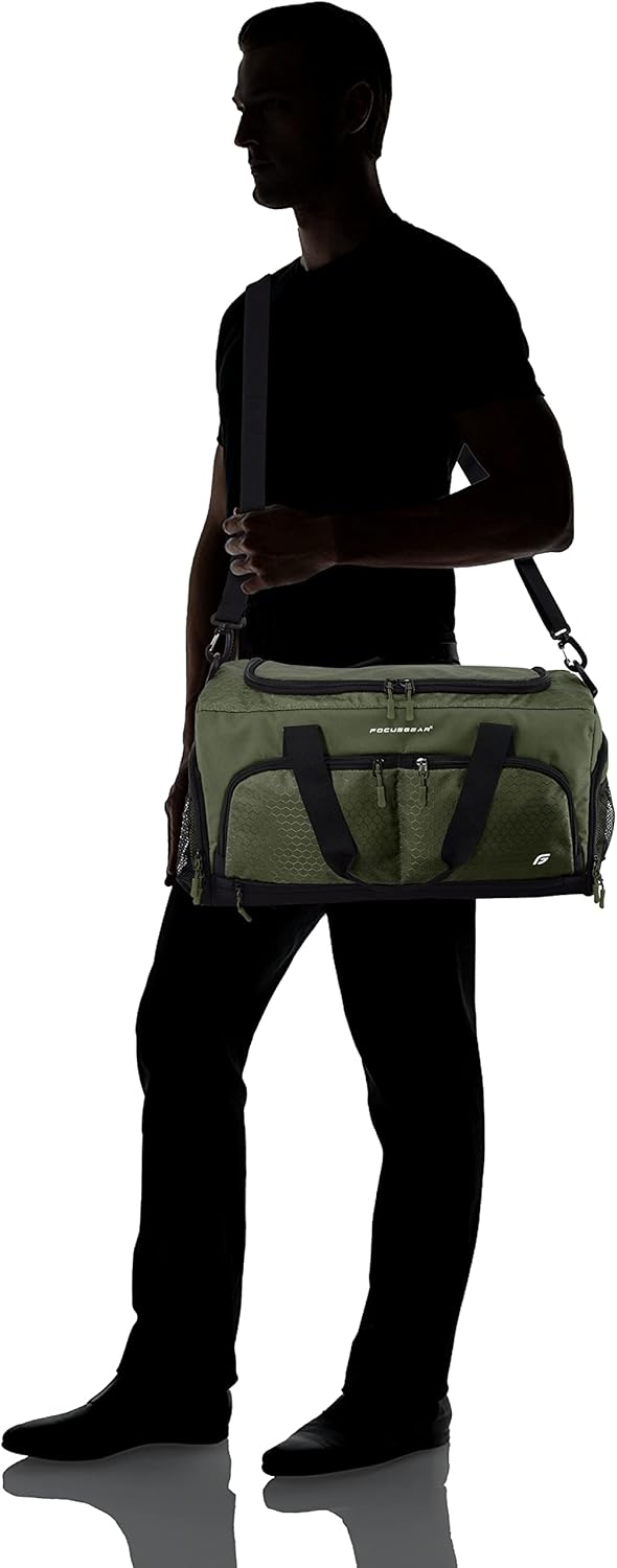 Ultimate Gym Bag 2.0 - Durable Duffel with 10 Compartments & Water-Resistant Pouch
