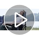 Timber Ridge Grey Oversized Folding Camping Chair with Lumbar Support, Cooler & Cup Holder