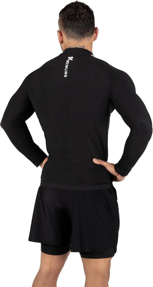 Kewlioo Pro Men's Sauna Suit - Heat Trapping Long Sleeve Shirt for Gym Workouts | Comfortable Fit