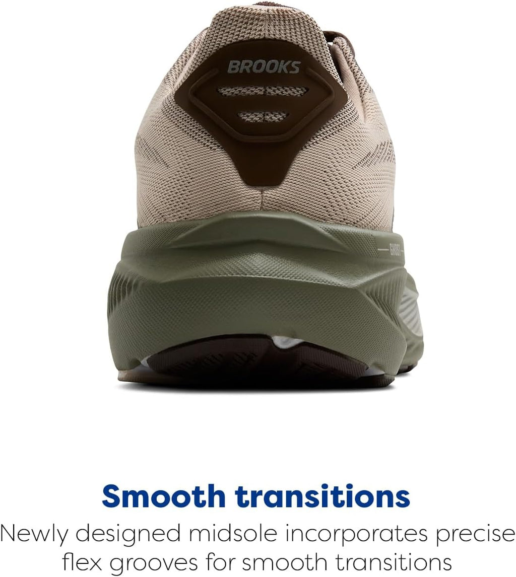 Brooks Ghost 17 Running Shoes - Men's Neutral Fit for Comfort and Performance | Lightweight & Breathable