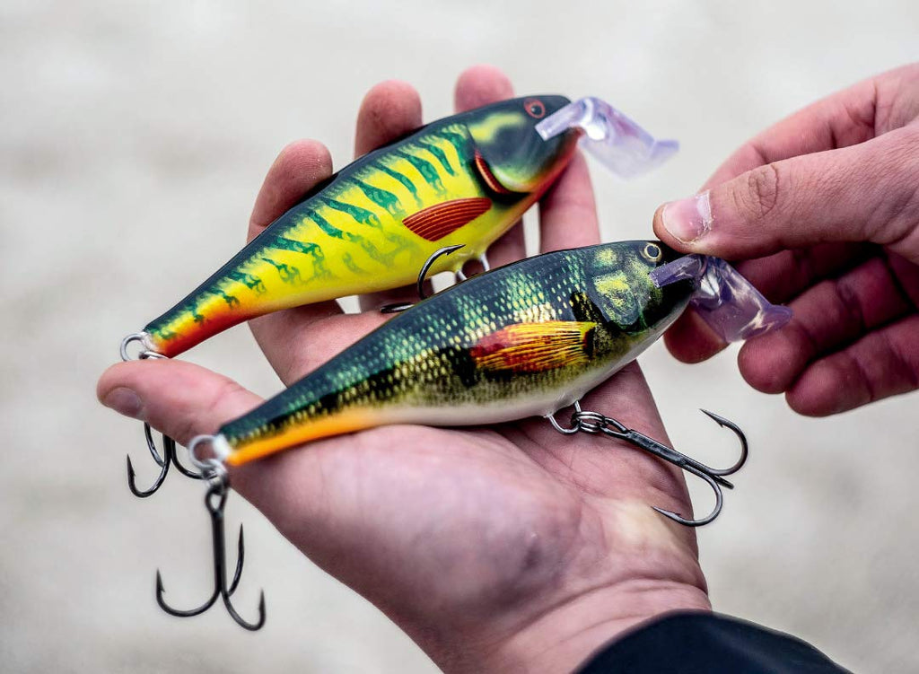 Rapala Big Bait Super Shad Wrap 5.5 inches (14 cm), 1.6 oz (45 g), Live Perch PEL SSR14-PEL Lure