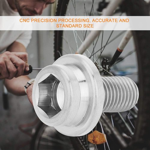 Crank Arm Bolt, 1pc Bottom Bracket Bolt Cycling Bolt Screws for Mountain Road Bikes M8*15mm ()