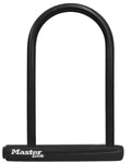 Master Lock Black Bike Lock with Key, Standard Size U-Lock for Bicycles and Other Outdoor Equipment, Anti-Theft Lock for Bikes, 8320D