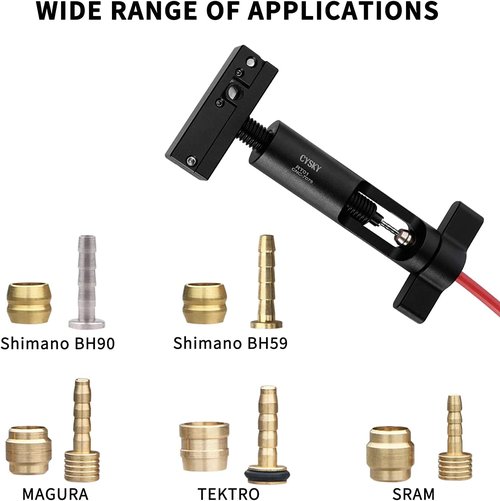 BESNIN Internal Cable Routing kit +Hose Cutter Bicycle Tool Set,Internal Cable Routing Tool+Hydraulic Hose Fitting Insert Tool,Tool for Bicycle Frame Put Out Inner Wire