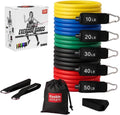Keeble Outlets Resistance Bands Set - Versatile Exercise Bands with Handles for Strength Training & Home Workouts
