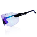 OCTO Photochromic Cycling Glasses - Lightweight Sports Sunglasses for Men & Women, UV400 Protection for Cycling, Running, Golf, and Outdoor Activities (Purple)