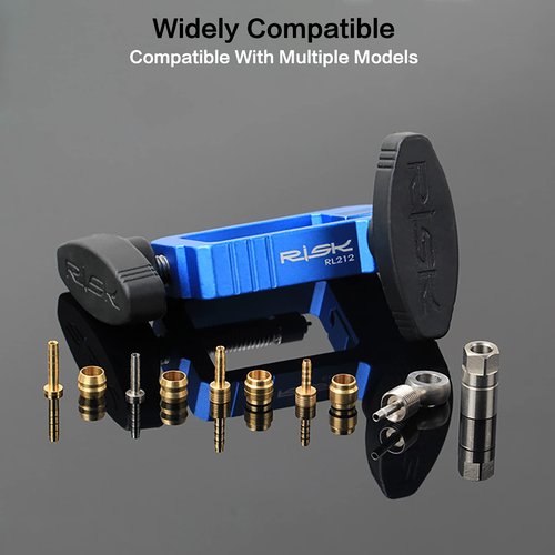 ALEOED Professional Needle Driver Insertion Tool and Hydraulic Hose Cutter for Bicycle MTB Road Bike Olive Banjo Fitting Insert Install